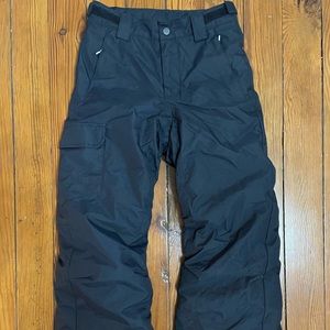 Columbia Omni Tech Grow System Water Proof Snow Sky Black Pants Kids Size S (8)